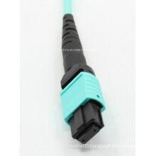 MPO/MTP Om3 Aqua Fiber Optic Cable Patchcord